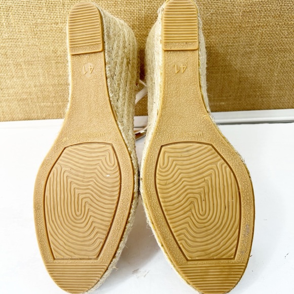 Anthropologie Maypol Ankle Strap Studded Leather Espadrille Sandals Size 9.5 - Picture 10 of 10